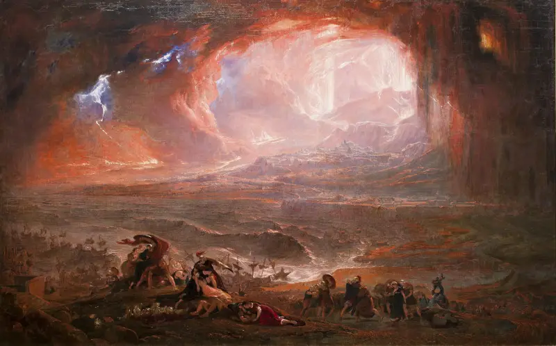 The Destruction of Pompei and Herculaneum by John Martin